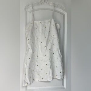 Summer Away linen mini dress